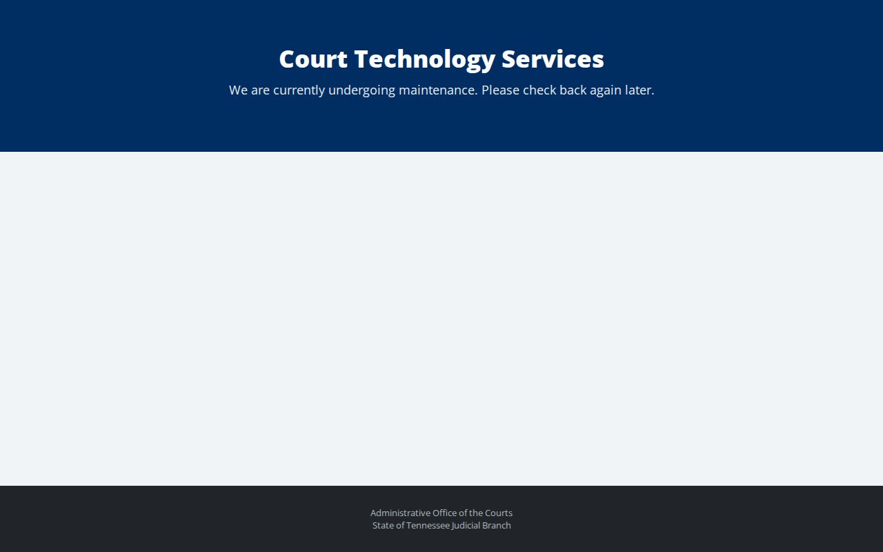 Tennessee Supreme Court Rule 34 public court records access page